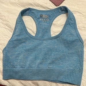 Blue Sports Bra